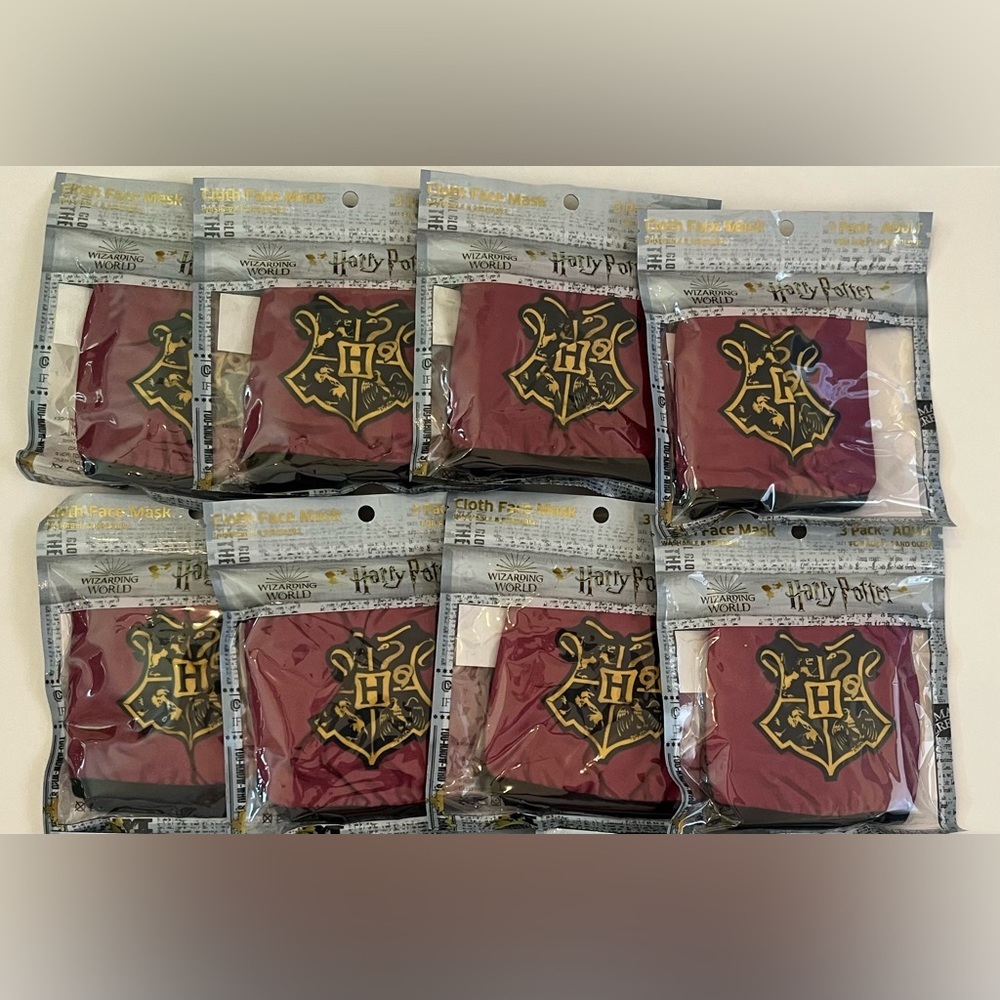 8 Brand New  Sealed Packs Harry Potter Masks 24 Total Bundle Bioworld